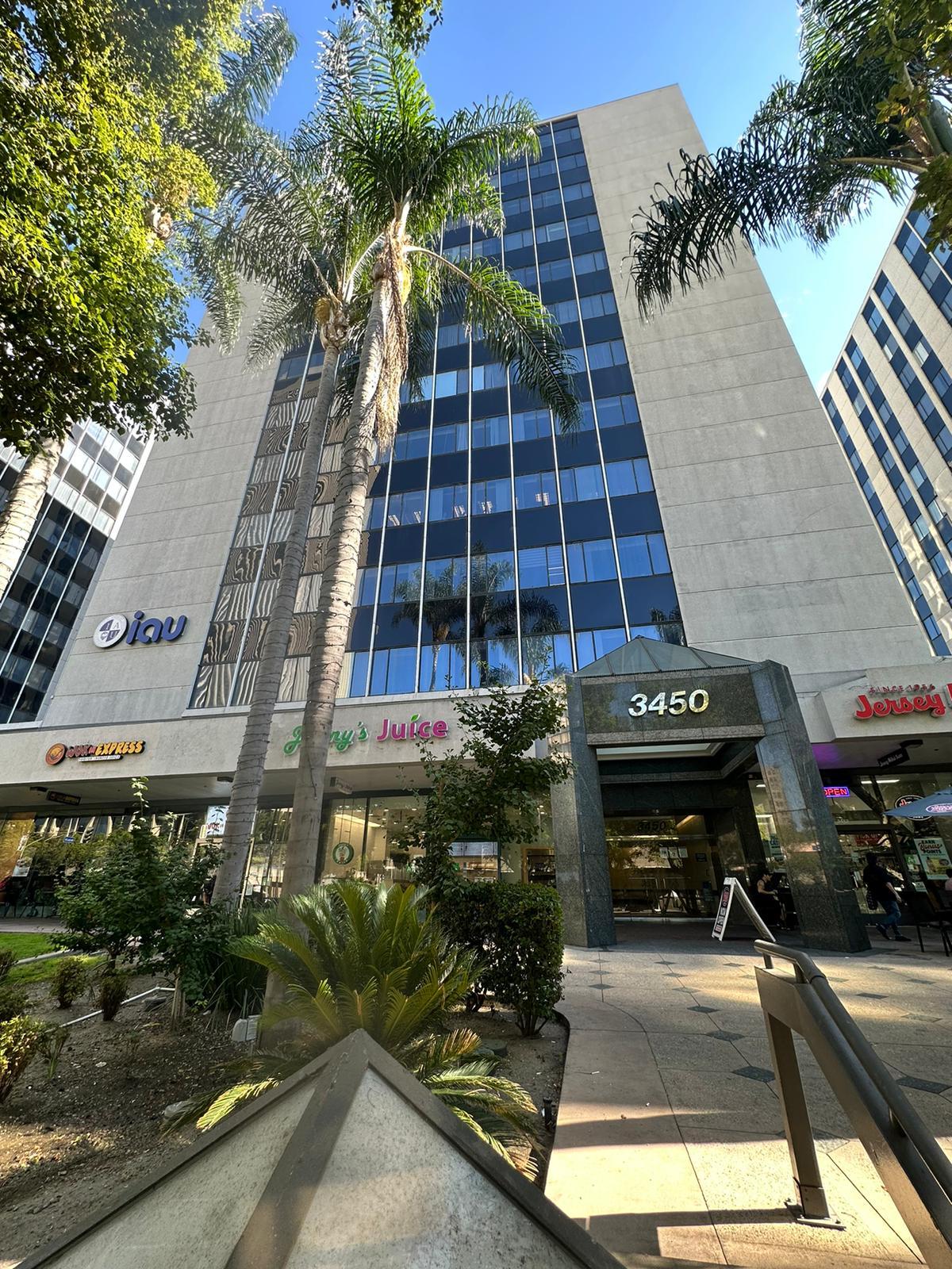 Raju Law Los Angeles office building on Wilshire Boulevard