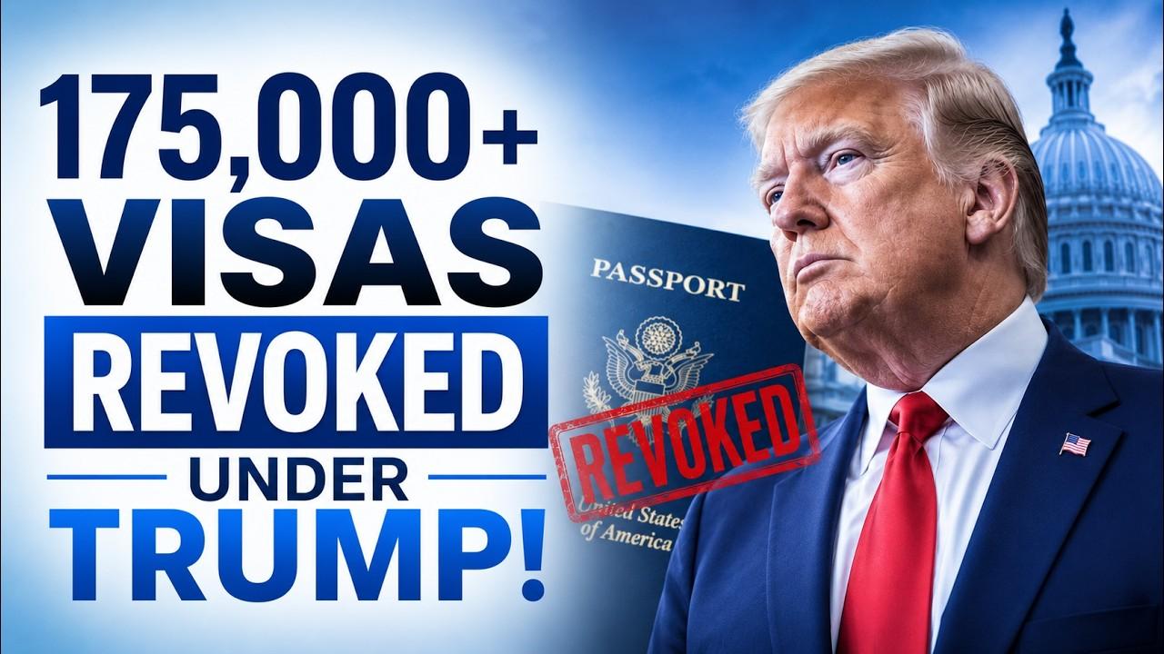 U.S. Immigration SHOCKER! $1,330 Citizenship Fee, 175,000+ Visas Revoked & Trump’s New Orders! 🇺🇸🚨
