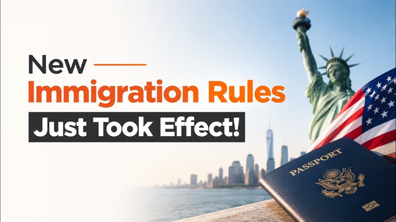 🚨 BIG Immigration Update! New Public Charge Rule + F-1 Visa Rule BLOCKED by Judge! 🇺🇸