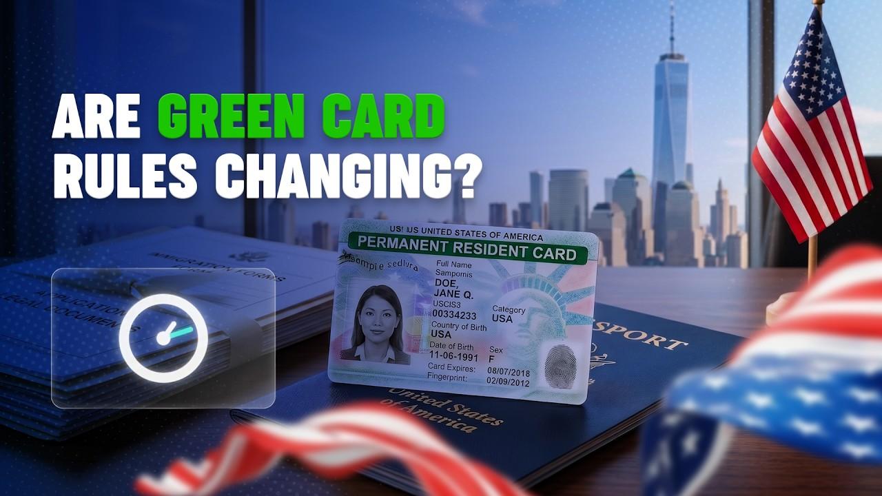 US Immigration SHOCKER: New Green Card Rules Raise Major Concerns!