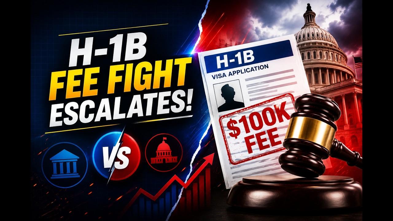 🚨 Major US Immigration Changes This Week! H-1B Fee Battle, EB-2 India Shock & Green Card Updates