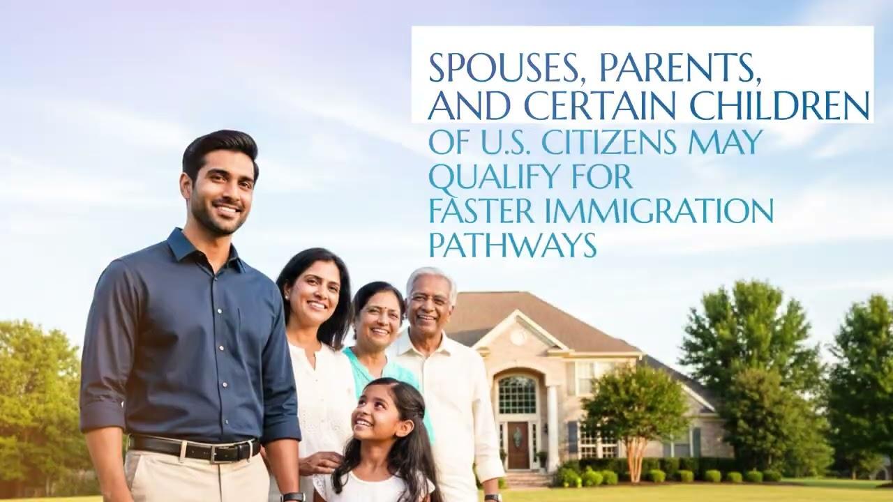 🔥 Family Sponsorship Could Get You a U.S. Green Card Faster! 🇺🇸 Who Qualifies?