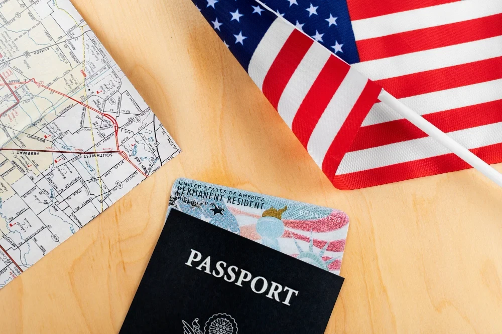 Couple meeting with an immigration attorney to remove conditions on their green card