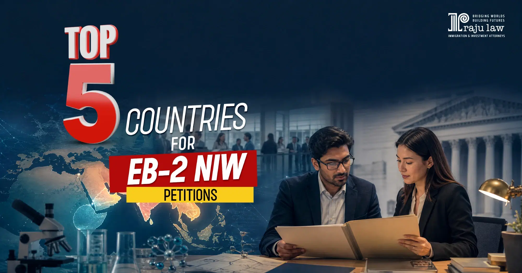 Top 5 Countries Leading the Rise in EB-2 NIW Petitions