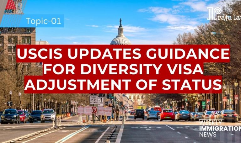 USCIS Updates Guidance for Diversity Visa Adjustment of Status