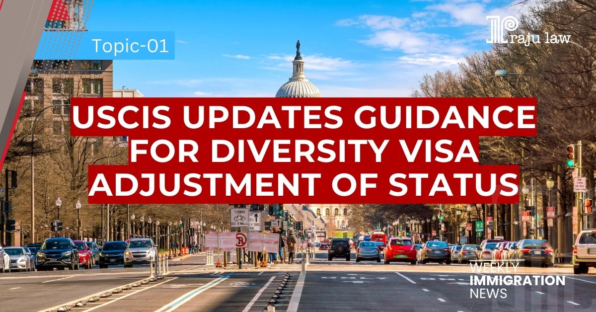 USCIS Updates Guidance for Diversity Visa Adjustment of Status