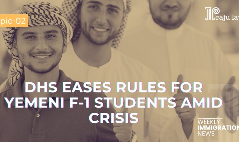 DHS Eases Rules for Yemeni F-1 Students Amid Crisis