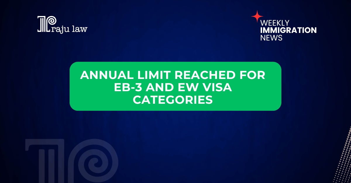 No More EB-3 and EW Visa Category in Fiscal Year 2024