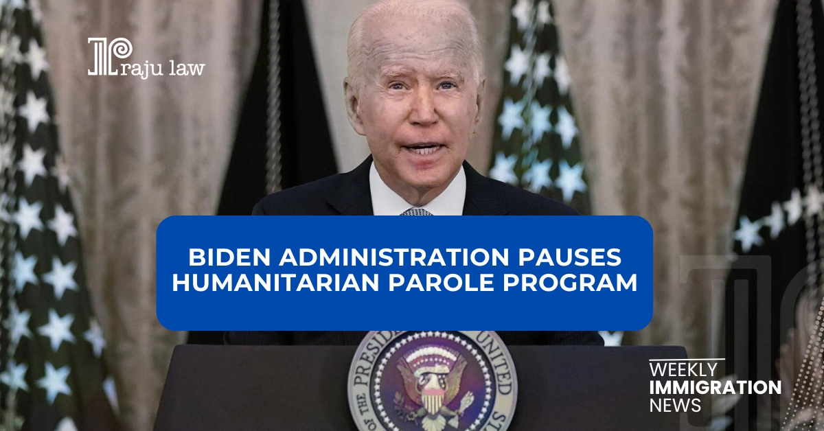 Biden Administration Pauses Humanitarian Parole Program