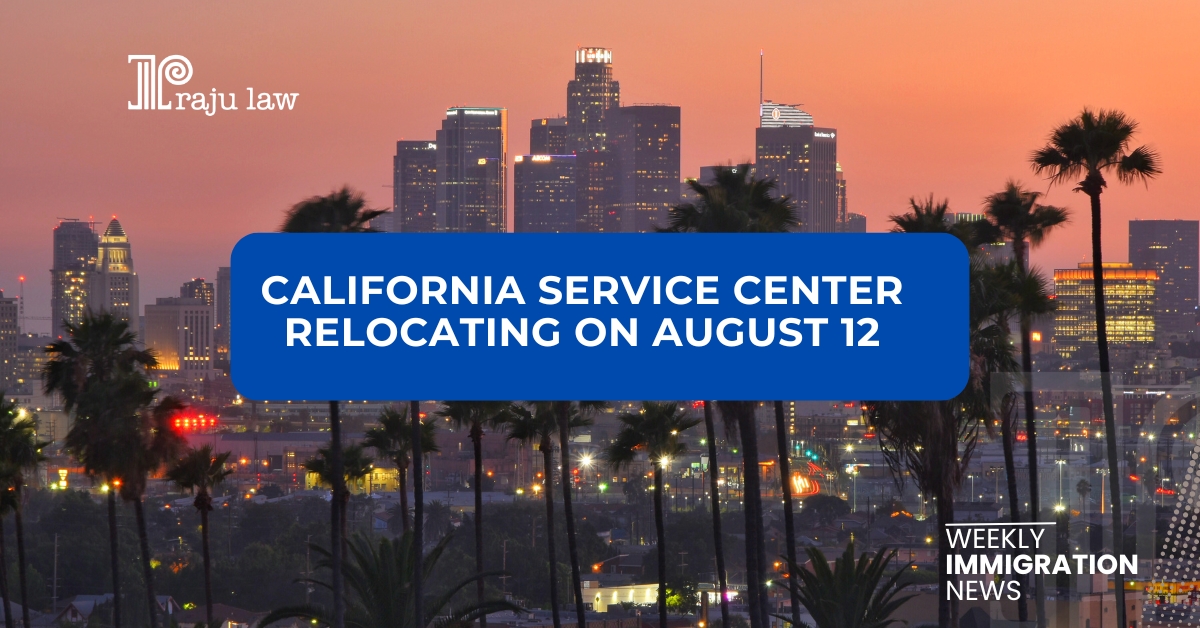 California Service Center Relocating on August 12