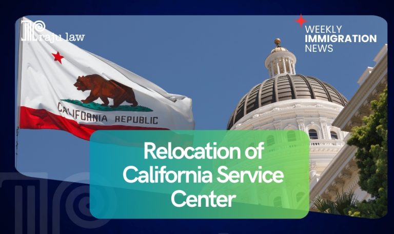 Relocation of California Service Center