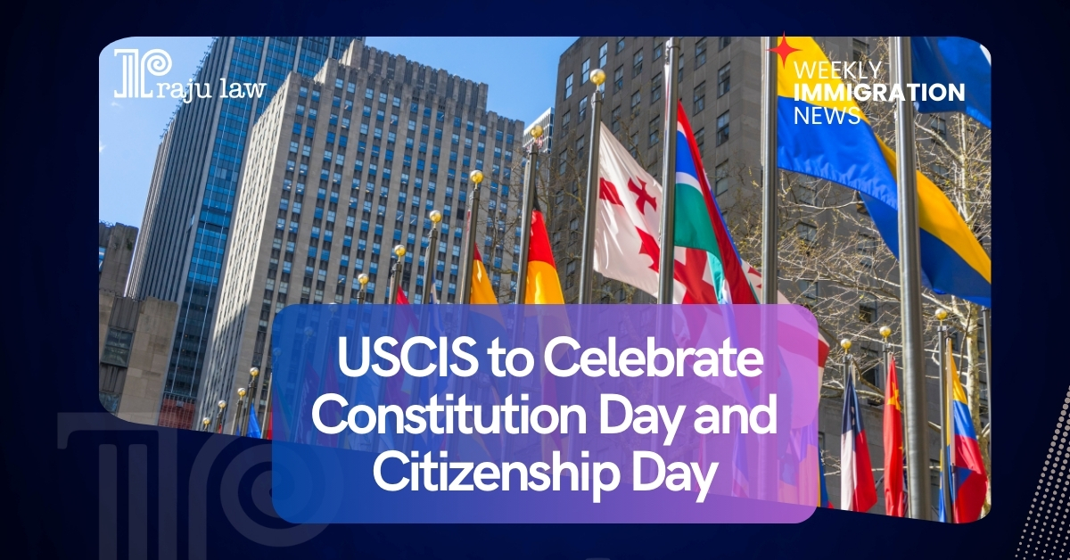 USCIS to Celebrate Constitution Day and Citizenship Day