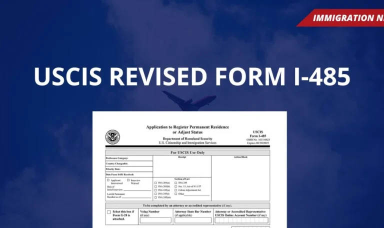 USCIS Revised Form I-485