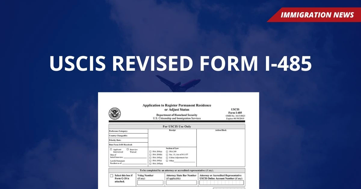 USCIS Revised Form I-485