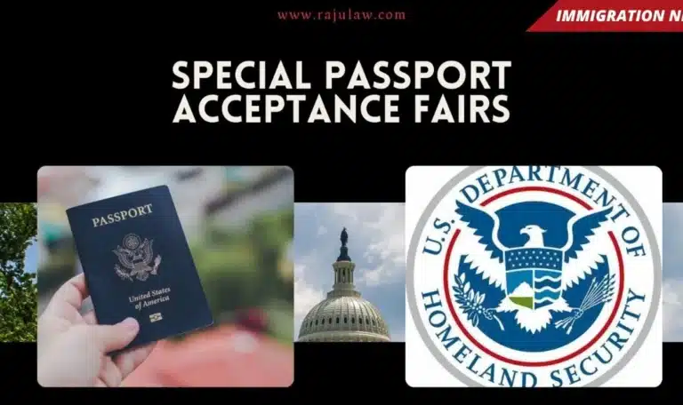 Special Passport Acceptance Fairs