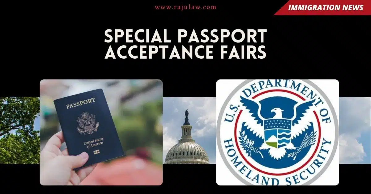 Special Passport Acceptance Fairs