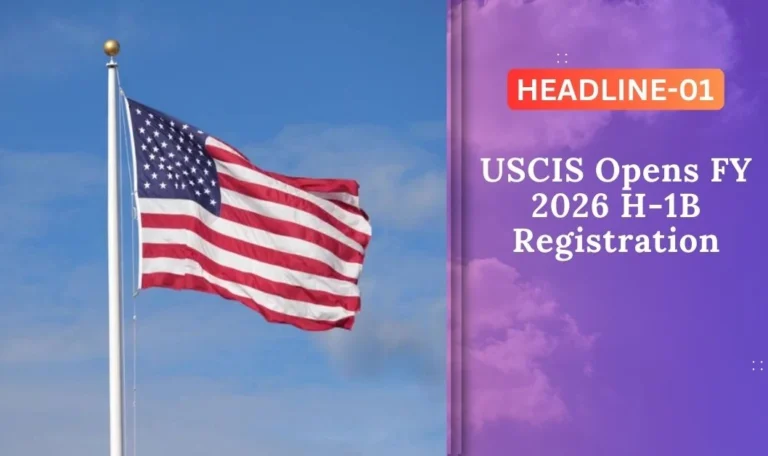 USCIS Opens FY 2026 H-1B Registration