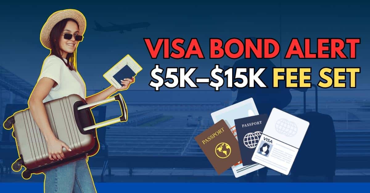 Visa Bond Alert: U.S. Sets K–K Fee for 02 Countries