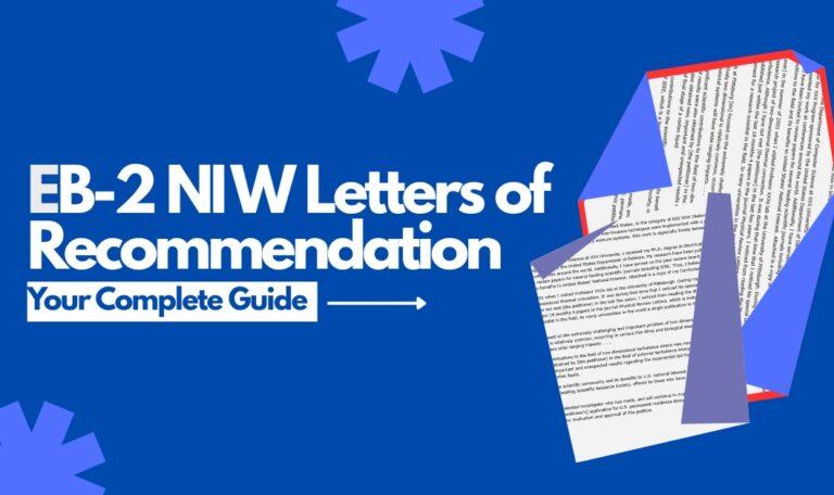 EB2 NIW Letters of Recommendation