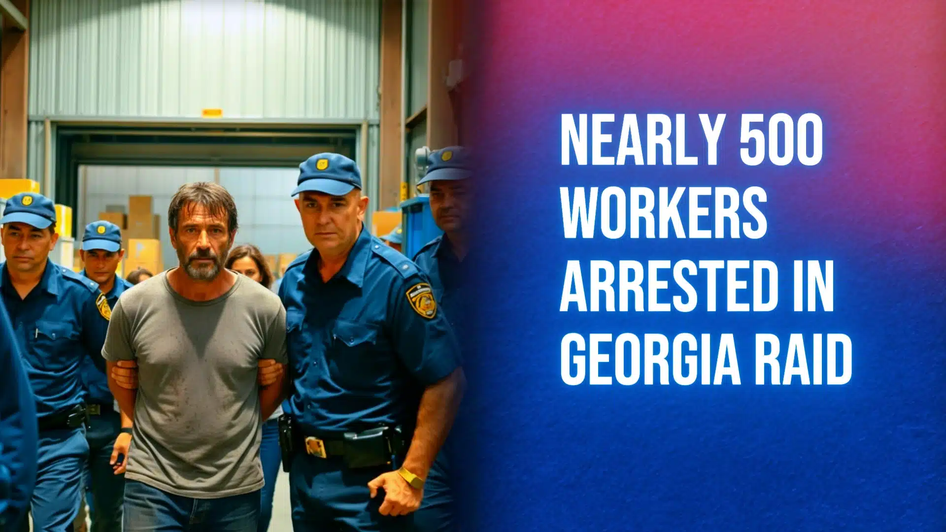 Nearly 500 Workers Arrested in Georgia Raid