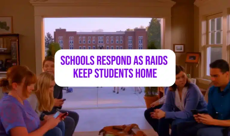 Schools Respond As Raids Keep Students Home