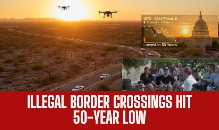 Illegal Border Crossings Hit 50-Year Low