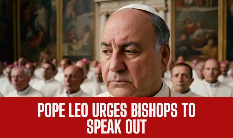 Pope Leo Urges Bishops to Speak Out