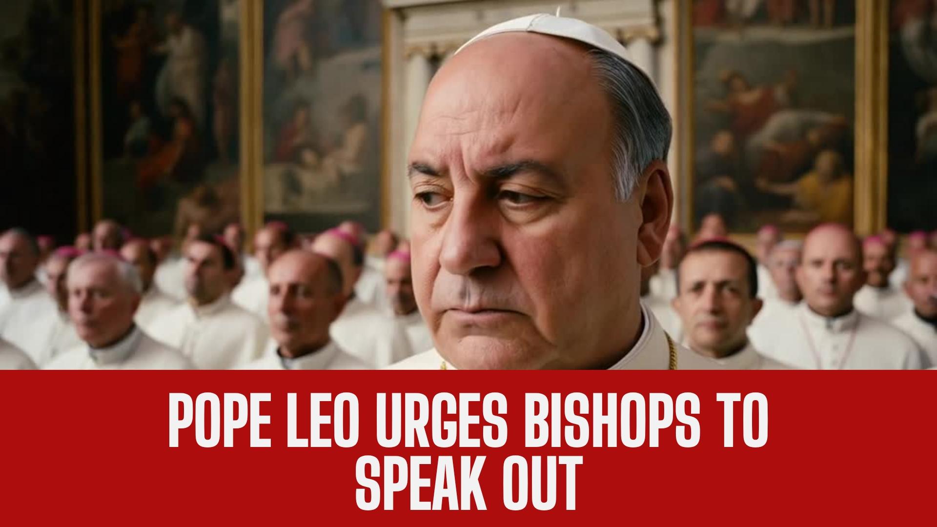 Pope Leo Urges Bishops to Speak Out