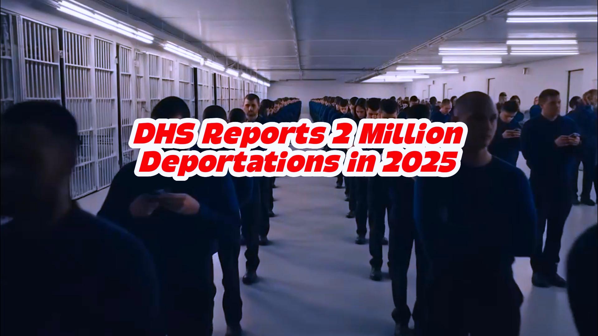 DHS Reports 2 Million Deportations in 2025