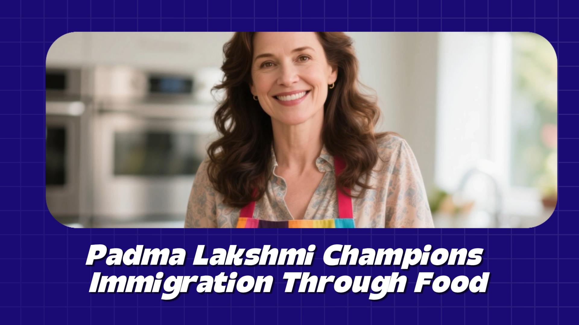 Padma Lakshmi Champions Immigration Through Food