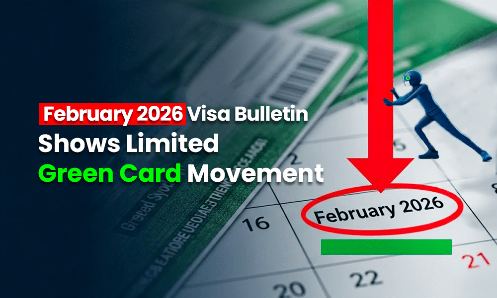 February 2026 Visa Bulletin Shows Limited Green Card Movement