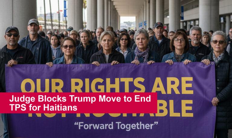 Judge Blocks Trump Move to End TPS for Haitians