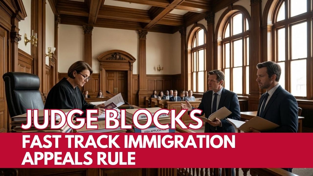 Judge Blocks Fast Track Immigration Appeals Rule