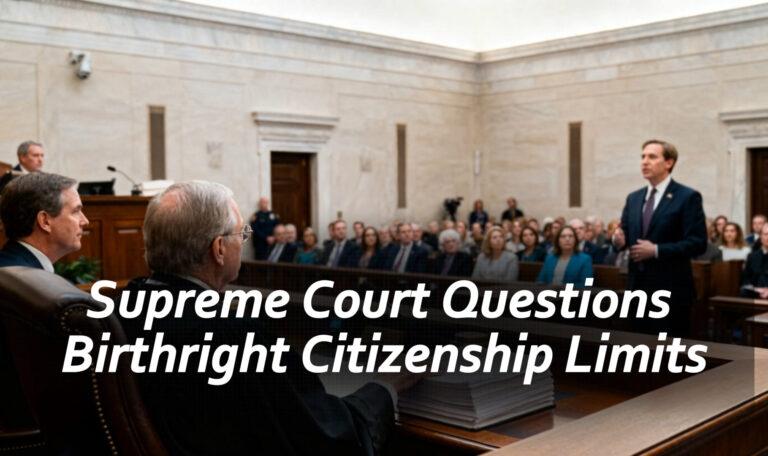 Supreme Court Questions Birthright Citizenship Limits